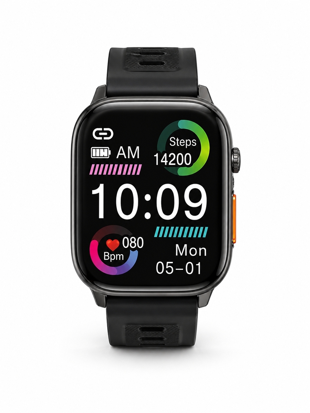 Smart Fitness Watch - Black